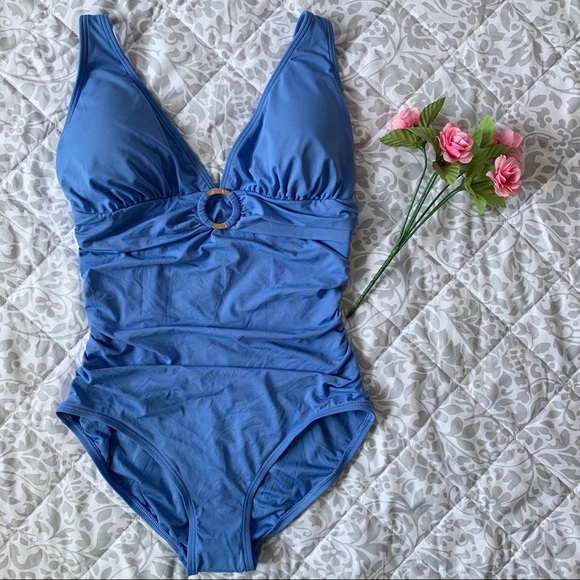 Michael Kors Other - Michael Kors Blue One-Piece Swimsuit Bathing 10